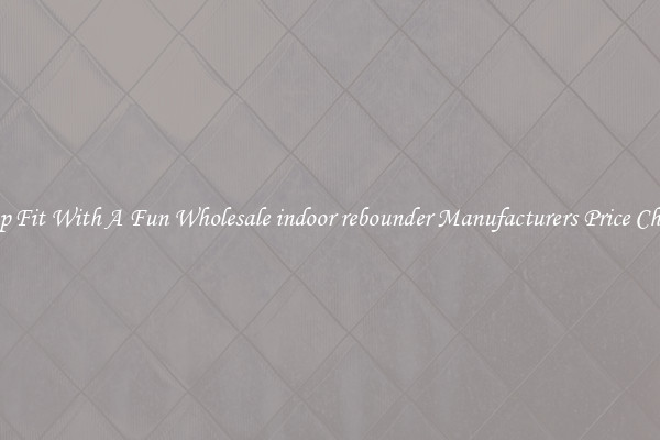 Keep Fit With A Fun Wholesale indoor rebounder Manufacturers Price Cheap 