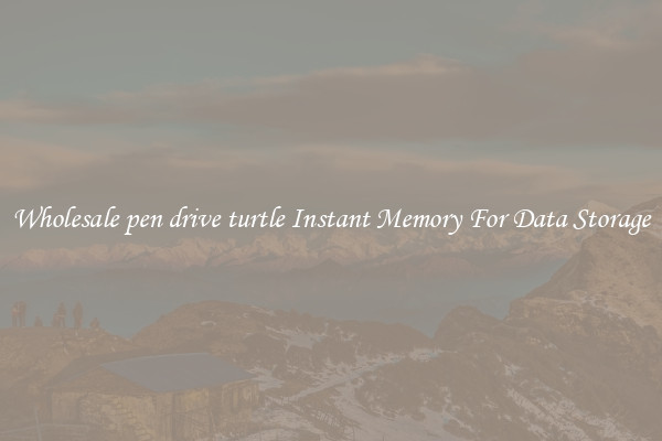 Wholesale pen drive turtle Instant Memory For Data Storage