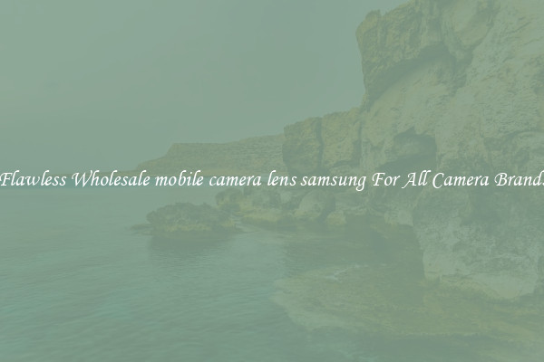 Flawless Wholesale mobile camera lens samsung For All Camera Brands