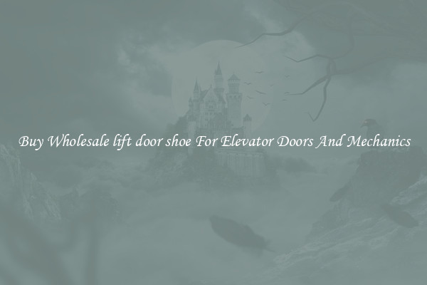 Buy Wholesale lift door shoe For Elevator Doors And Mechanics