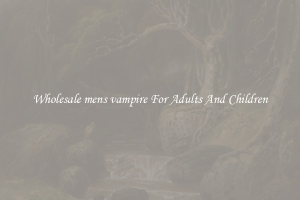Wholesale mens vampire For Adults And Children