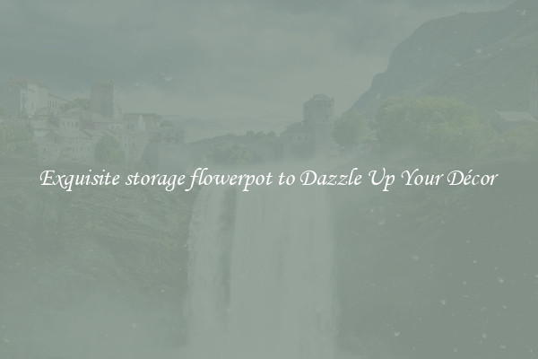 Exquisite storage flowerpot to Dazzle Up Your Décor 
